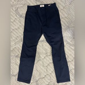 Goodfellow Navy Blue Hennepin Chino. Slim. Men’s Size 28 x 30.